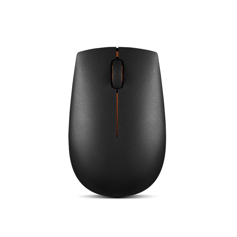 Mouse Lenovo 300 compacto, inalámbrico (2.4GHz a través de nano receptor USB-A), Negro - Imagen 2