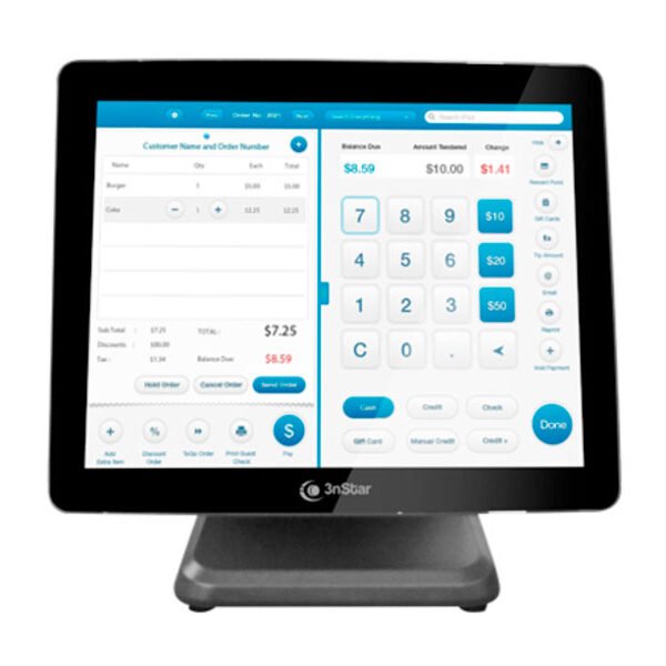 AIO 3NSTAR POS PTE0120 J6412/ 8GB/ SSD240GB/ W11/ Touch