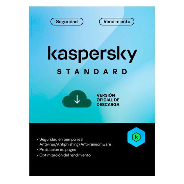 ANTIVIRUS KASPERSKY STANDAR 12M-Base (10 Dispositivo) KL1041D5KFS