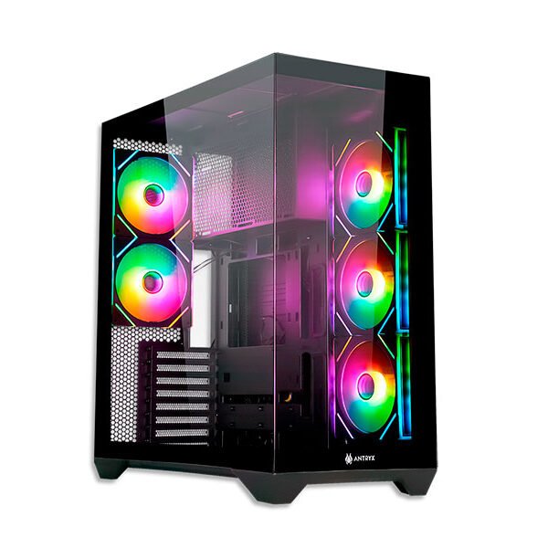 CASE ANTRYX FX 970 PRO 2 VIDRIO TEMPLADO ARGB FAN  USB TIPO-C AC-FX970KP S/FUENTE