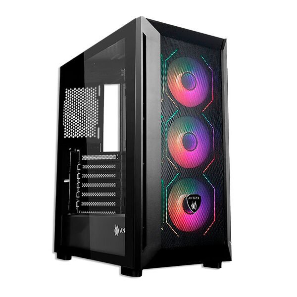 CASE ANTRYX RX 550 ARGB FAN X3 VIDRIO TEMPLADO AC-RX550K  S/FUENTE
