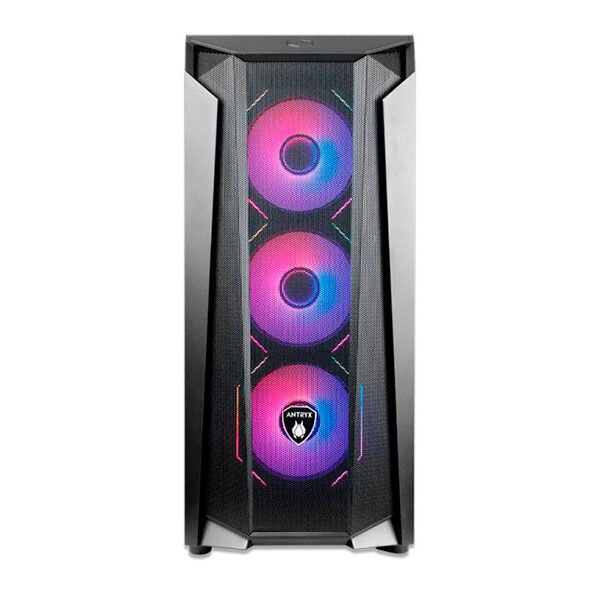 CASE ANTRYX RX 570 ARGB FAN X3 VIDRIO TEMPLADO AC-RX570K S/FUENTE