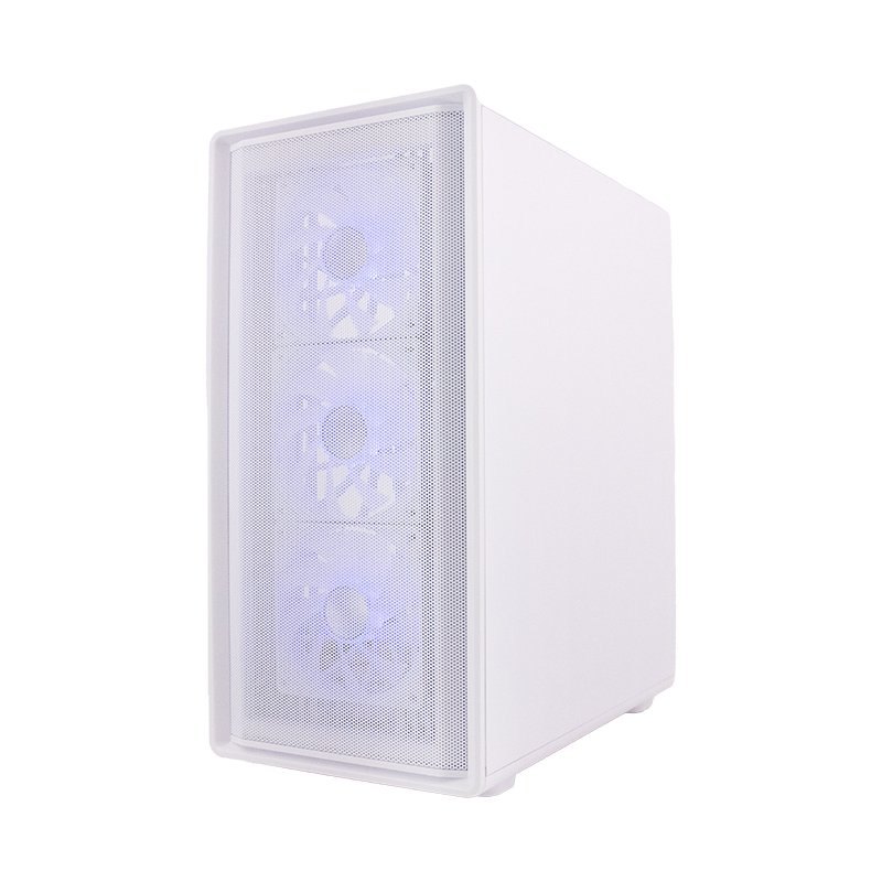 Case sin fuente Gamer TEROS TE-1329G, ITX, M-ATX, ATX, 3.5” y 2.5”, Blanco - Imagen 3