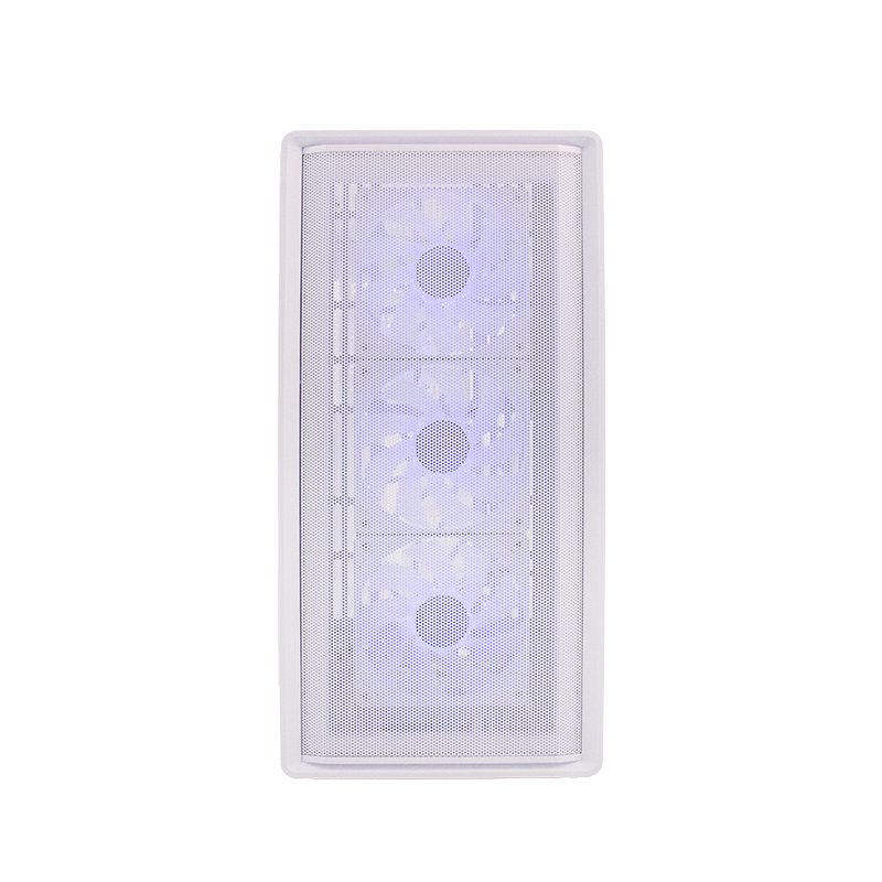 Case sin fuente Gamer TEROS TE-1329G, ITX, M-ATX, ATX, 3.5” y 2.5”, Blanco - Imagen 2
