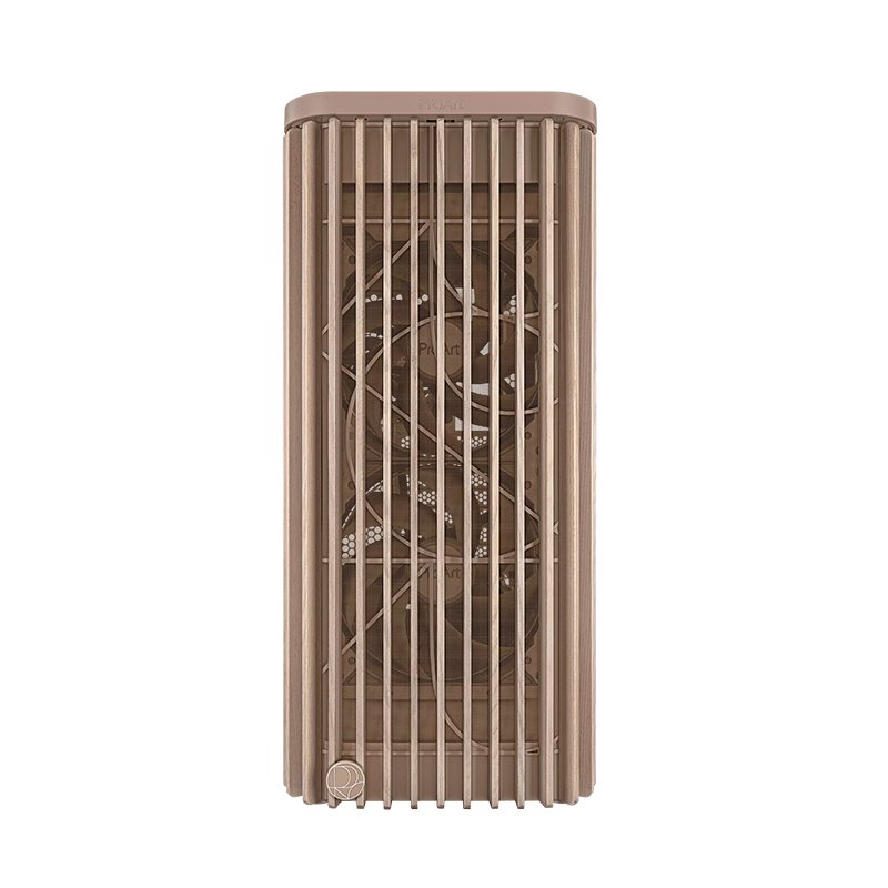 Case ASUS ProArt PA401 Wood Edition Beige - Tempered Glass Panel - Imagen 2