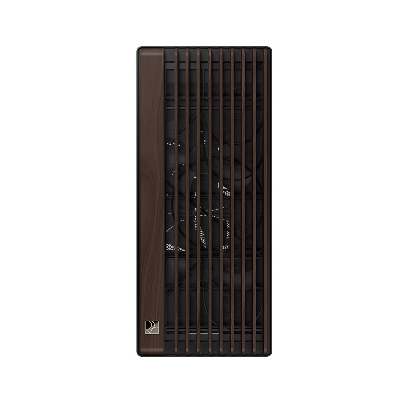 Case ASUS ProArt PA602 Wood Edition Modern Black - Tempered Glass Panel - Imagen 3