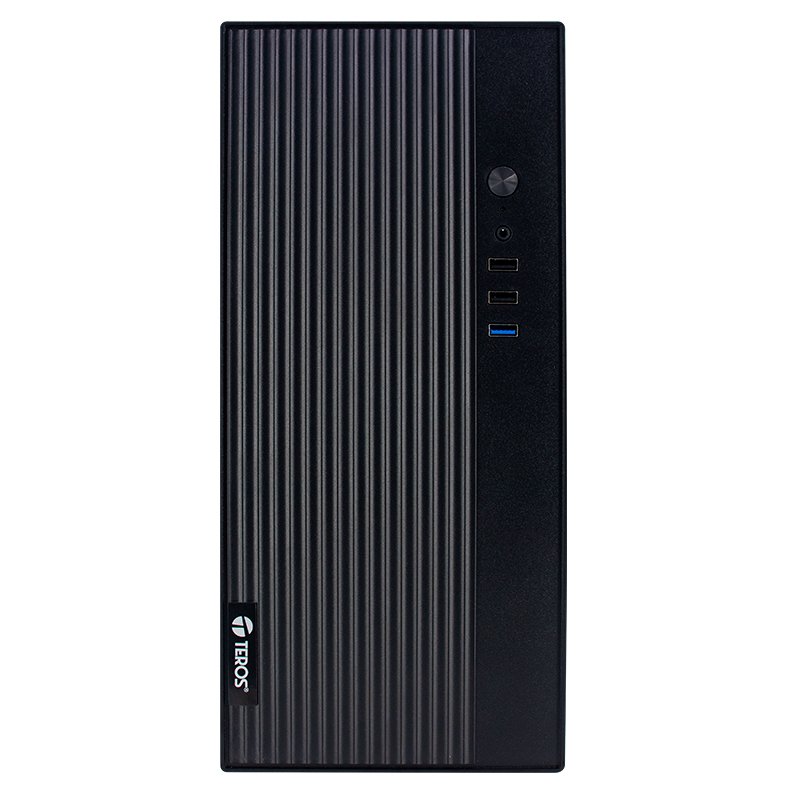 Case TEROS TE-1035S, Mini Tower ATX, 250 W, USB 3.0 / 2.0, audio HD, negro - Imagen 2