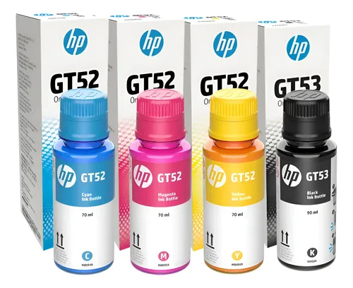 Tinta HP GT52 y GT53 ( Precio por Pack) Originales