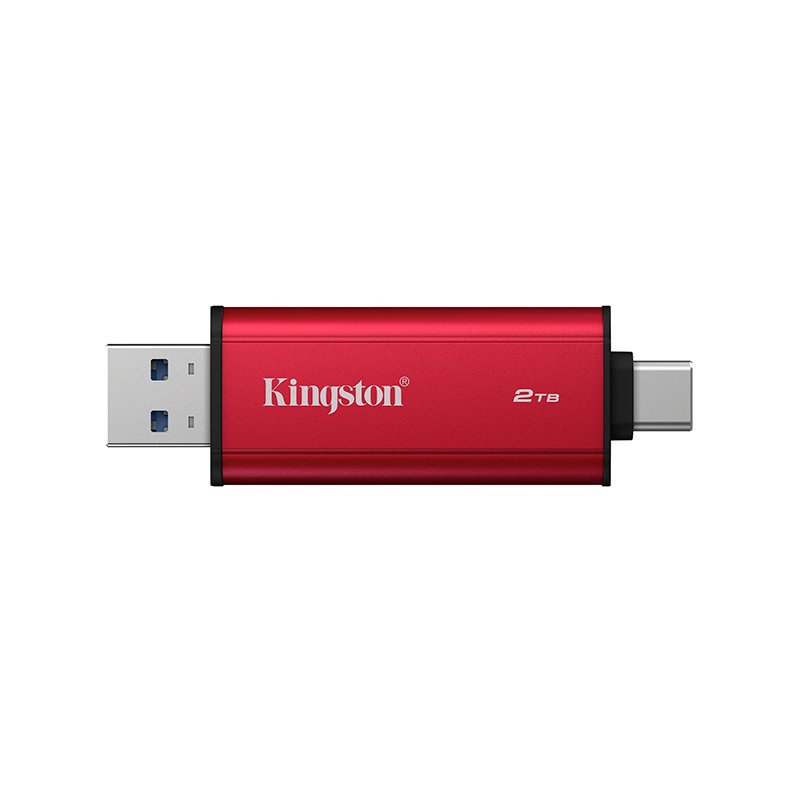 Unidad en estado sólido Dual Portatil Kingston 2TB, Interfaz USB-A, USB-C, USB 3.2 Gen 2 - Imagen 2