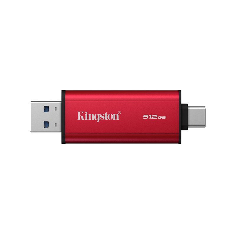 Unidad en estado sólido Dual Portatil Kingston 512GB, Interfaz USB-A, USB-C, USB 3.2 Gen 2 - Imagen 2