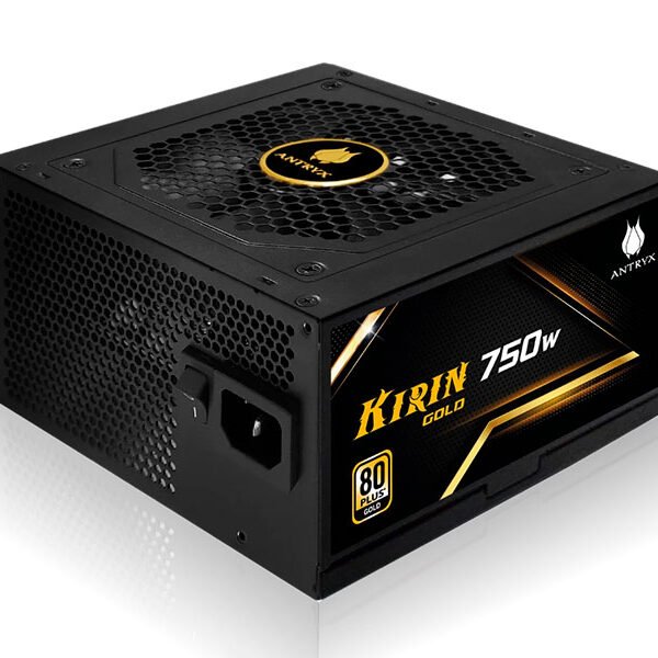 FUENTE DE PODER ANTRYX 750W KIRIN 80PLUS GOLD (GPX750S)