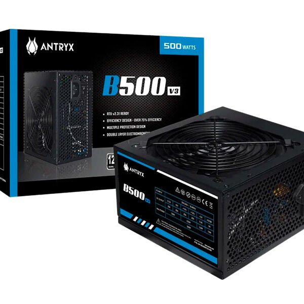 FUENTE DE PODER ANTRYX B500W V3 ATX 2.3 BOX (AP-B500V3)