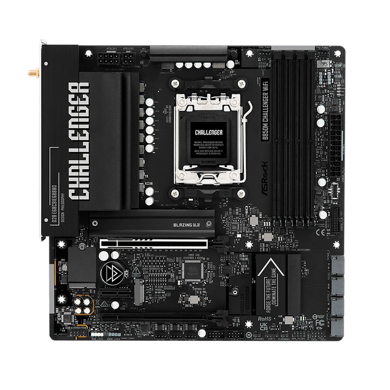 MB AR B850M CHALLENGER WIFI D5 - Imagen 2