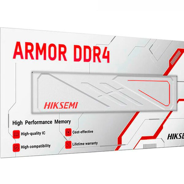 MEMORIA HIKSEMI 16GB ARMOR DDR4 3200MHZ WHITE HSC46U32E2_16G