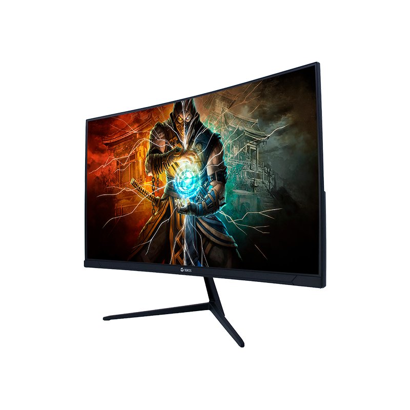 Monitor curvo gaming TEROS TE-2787G 27” FHD VA 180Hz 1ms HDMI DP AUDIO OUT Negro - Imagen 2