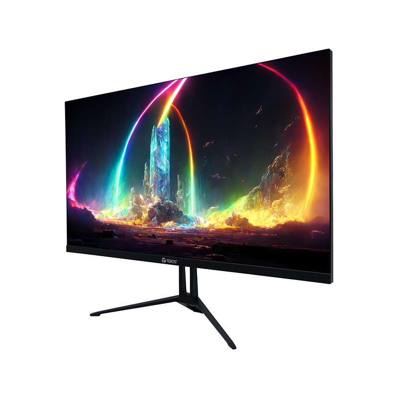 Monitor plano TEROS TE-2714S, 27” FHD IPS, 144Hz, 1ms, HDMI, DP, Audio out, Parlantes - Imagen 3