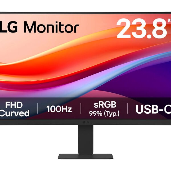 MONITOR LG 24U421A-B CURVO 23.8 100HZ/5MS FHD VA/USB-C/HDMI