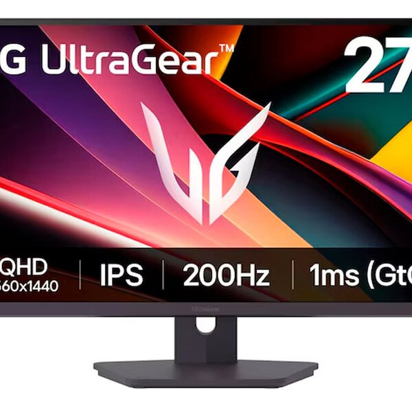 MONITOR LG GAMING 27G610A-B UltraGear G6/ QHD/ 200HZ/ 1MS/ HDMI/ DP/ 27 pulgadas