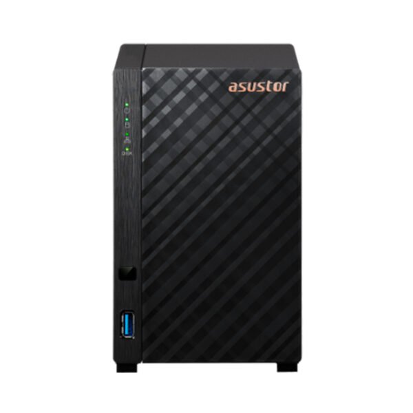 Servidor NAS ASUSTOR DRIVESTOR 2 Gen2 (AS1202T), Realtek RTD1619B 1.7GHz QC/1GB DDR4 RAM