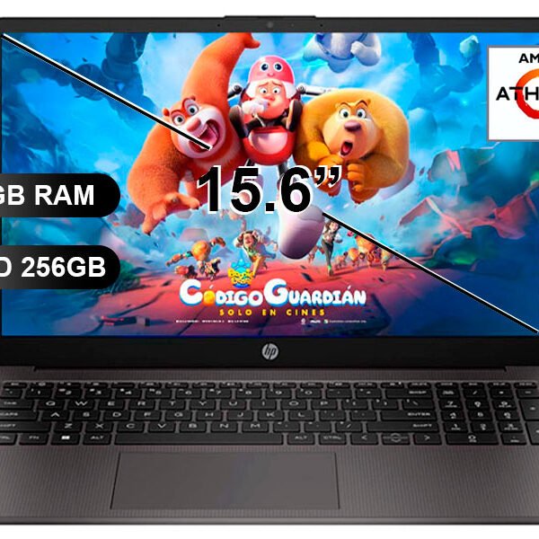 LAPTOP HP 255 G10 ATHLON 7120U/ 8GB/ SSD256GB/ FREE/ 15.6/ 9E527LA