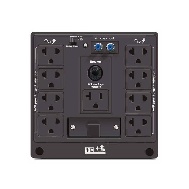 Regulador automatico de voltaje con supresion de picos CDP R-AVR5008i, 5000VA / 2500W - Imagen 2