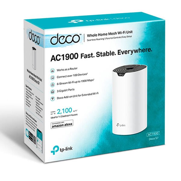ROUTER TP-LINK DECO S7-1 MESH AC1900 WIRELESS