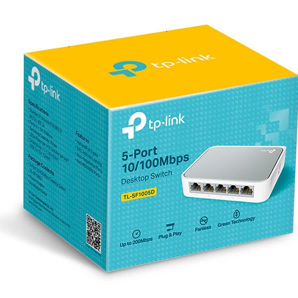 SWITCH TP-LINK 5PORT 10/100 TL-SF1005D