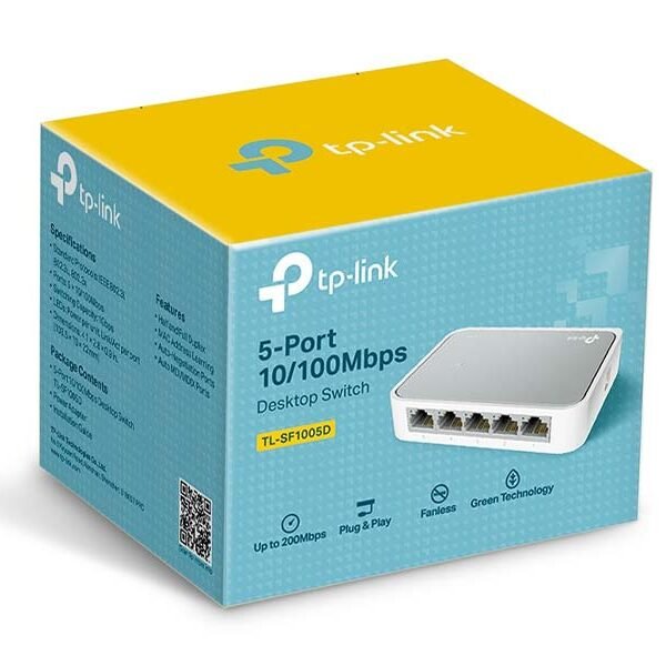 SWITCH TP-LINK DE MESA LS-1005/5 PTOS 10/100 MBPS LITEWAVE