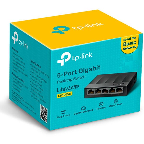 SWITCH TP-LINK DE MESA LS1005G 5 -PORT 10 /100/ 1000