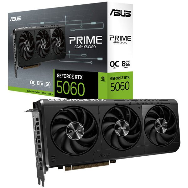 TARJETA DE VIDEO ASUS PRIME RTX5060 8GB OC GDDR7 (PRIME-RTX5060-O8G)
