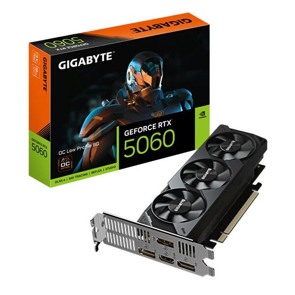 TARJETA DE VIDEO GIGABYTE GeForce RTX5060 8GB OC LOW PROFILE GDDR7