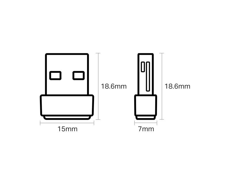 ADAPTADOR TP-LINK USB AC600 DOBLE BANDA T2UNANO - Imagen 3