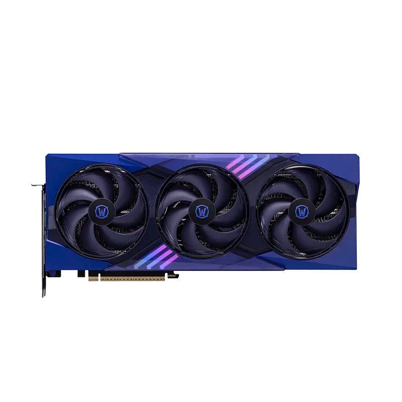 Tarjeta de video MSI GeForce RTX5070 12G WOW MIDNIGHT VOID EDITION OC, 12 GB GDDR7, PCIe 5 - Imagen 3