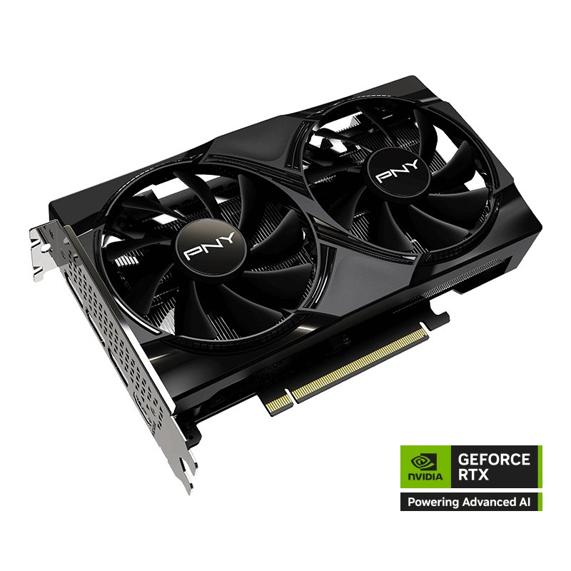 Tarjeta de video PNY GeForce RTX 5050 Dual Fan Graphics Card, 8GB GDDR6, PCIe Gen 5 - Imagen 2
