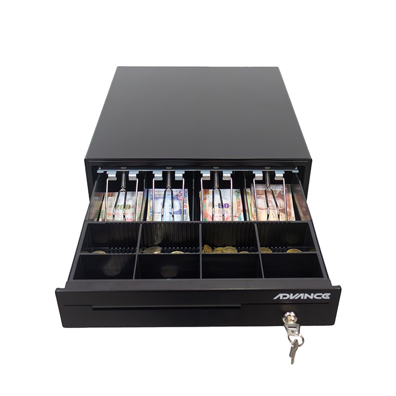 Caja para efectivo Advance ADV-5421, 4 ranuras, RJ11, Negro - Imagen 3