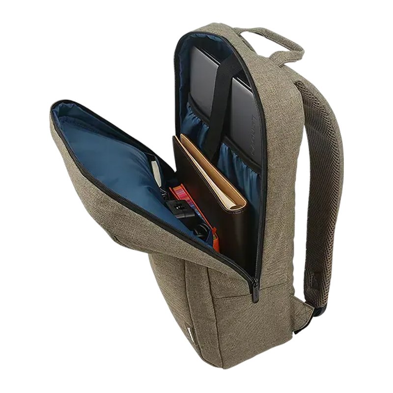 Mochila Casual Lenovo para Laptop de hasta 15.6 B210, Color Verde - Imagen 2