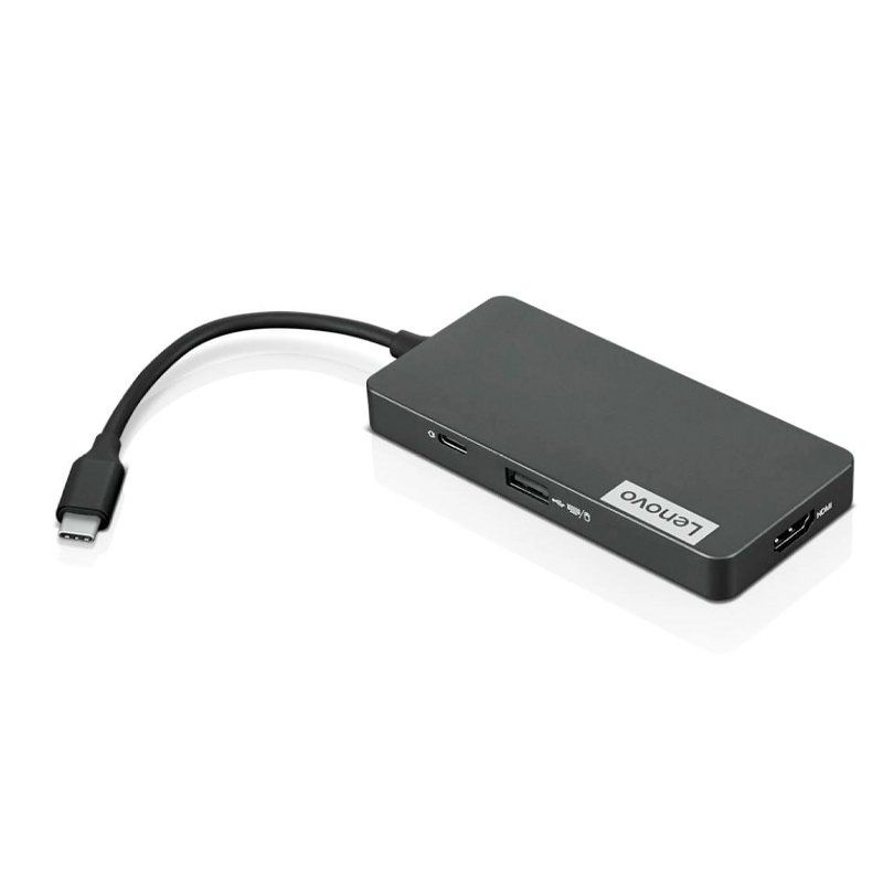 Concentrador de puertos (Hub) Lenovo USB-C, 7-in-1, Color Iron Grey (Gris Hierro) - Imagen 2