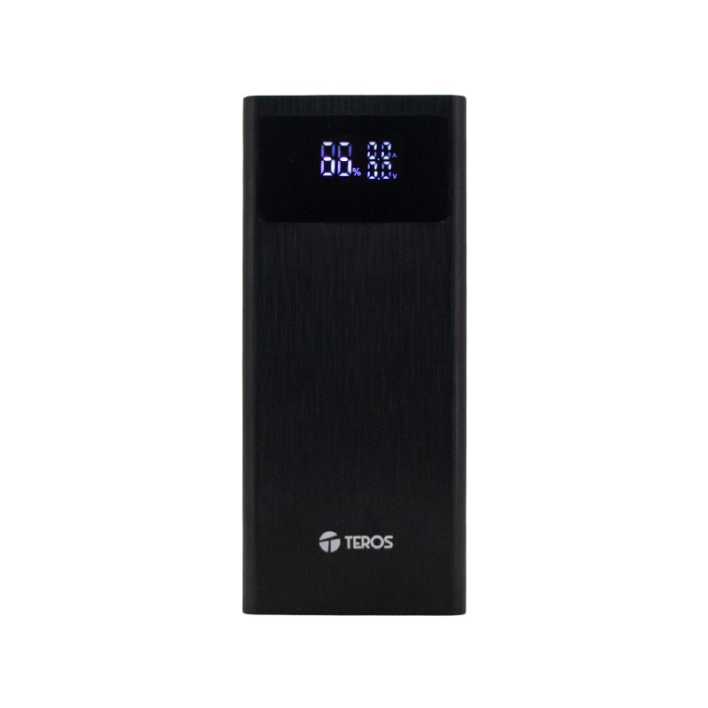 Powerbank TEROS TE-7059N, 30000MAh, USB-A, USB-C, negro - Imagen 3