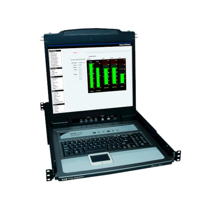 Consola KVM Tripp-Lite para instalación en rack de 1U de 16 puertos Netdirector/LCD de 19” - Imagen 2