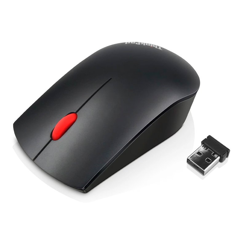 Mouse Lenovo Thinkpad, Inalambrico (Con receptor USB), Ambidiestro, Sensor Optico, Negro - Imagen 2