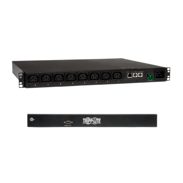 Unidad de distribución de energía Tripp-Lite PDUMH20HVNET, 3.2 - 3.8KW, Rack 1U.