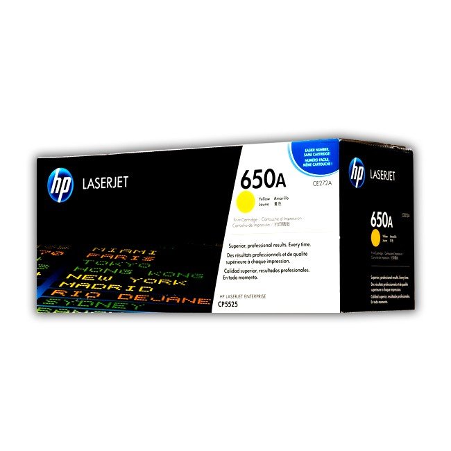 Cartucho de Toner HP CE272A Yellow 650A
