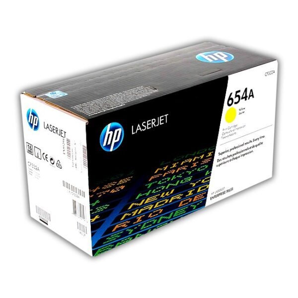 Cartucho de Toner HP CF332A Yellow 654A