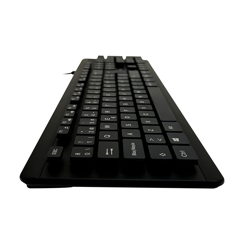 Teclado lavable TEROS TE-4065N, IPX7, USB, negro - Imagen 3