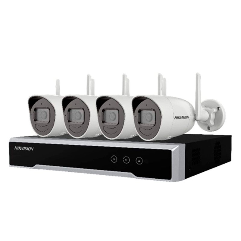 Kit de monitoreo HIKVISION (1 NVR Wi-Fi de 4 Canales + 4 Camaras Wi-Fi de 2 MP). - Imagen 2