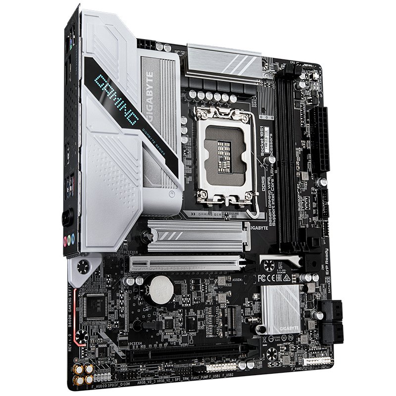 Motherboard GIGABYTE B860M GAMING WIFI6, Chipset Intel B860, LGA 1851, HDMI, DP, mATX - Imagen 3