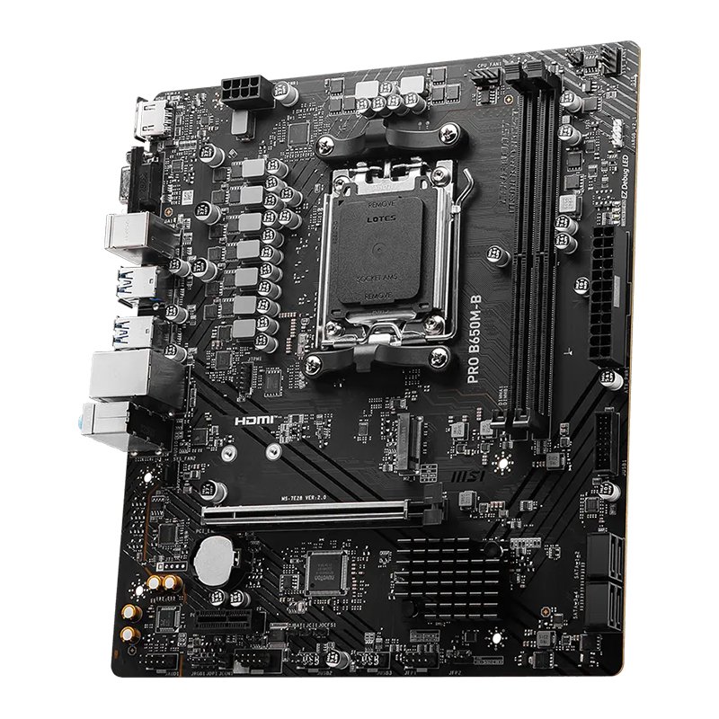 Motherboard MSI PRO B650M-B, Chipset AMD B650, Socket AMD AM5, mATX - Imagen 3