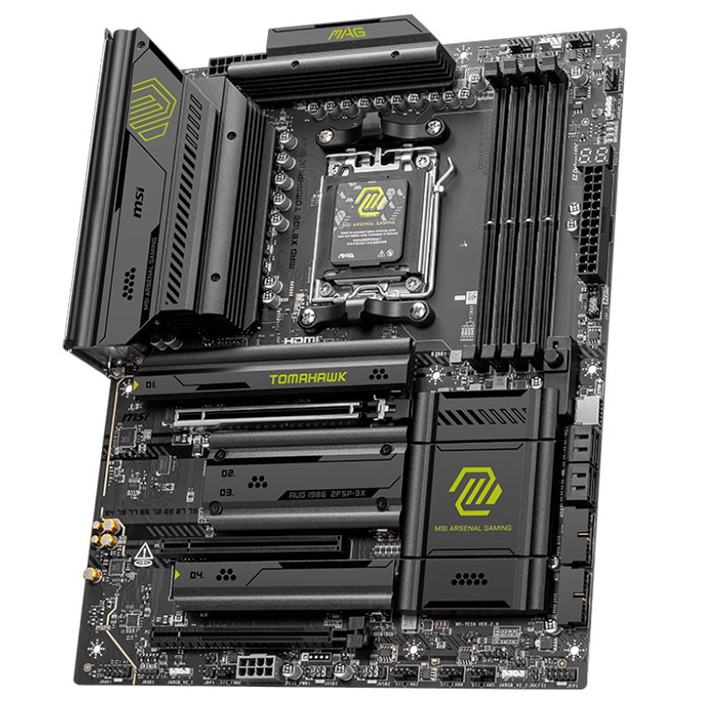 Motherboard MSI MAG X870E TOMAHAWK WIFI, Chipset AMD X870E, Socket AMD AM5, ATX - Imagen 2