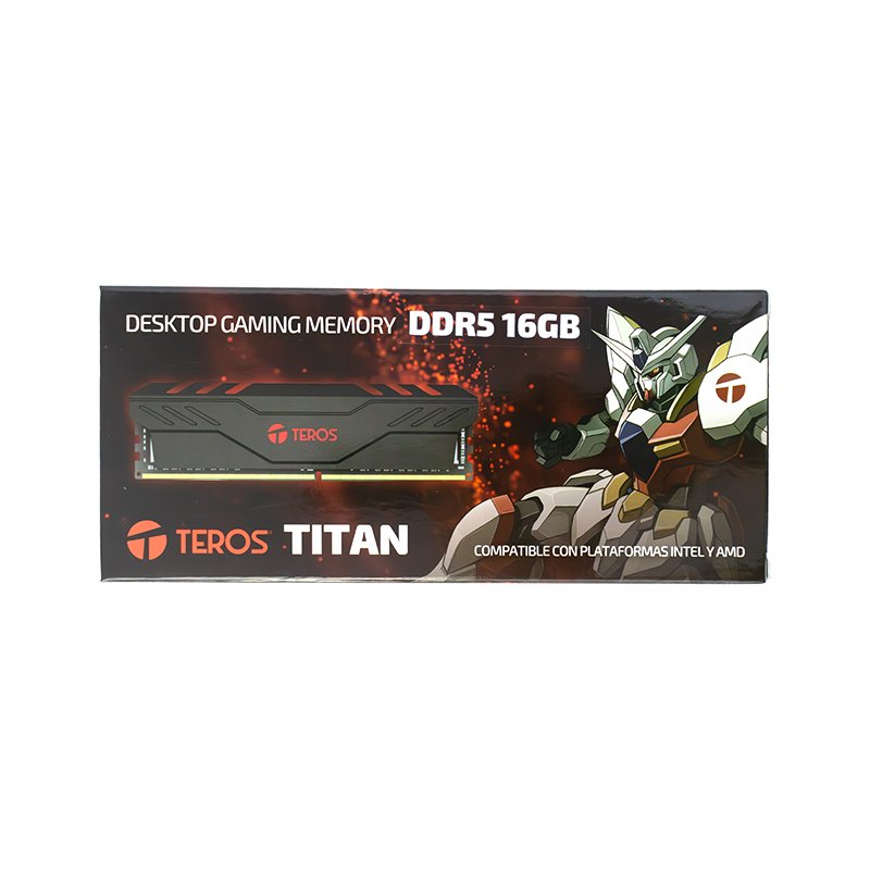 Memoria RAM TEROS TITAN 16GB DDR5-6000MHz, PC5-44800, CL38, 1.35V, negro - Imagen 2