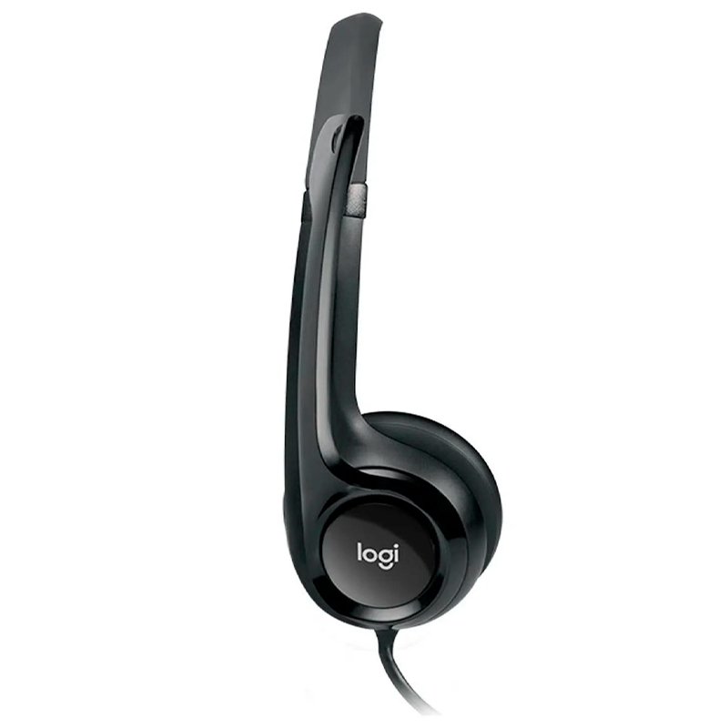 Auriculares Estereo (On-Ear) con microfono Logitech H390, Interfaz USB-A, Color negro - Imagen 2